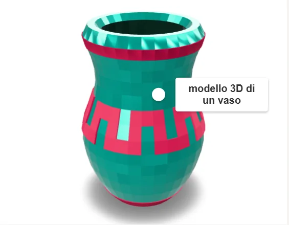 poster Vaso 3D realtà Aumentata