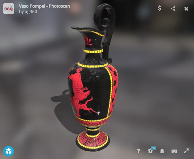 poster sketchfab 3D vaso
